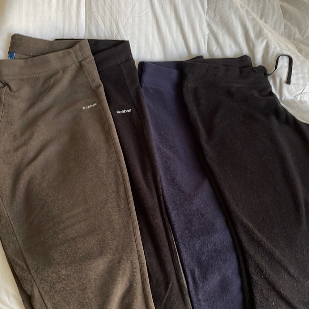 4 pairs of ladies lounge fleece pants